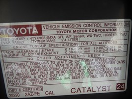 2004 Toyota Camry LE Gray 2.4L AT #Z24676